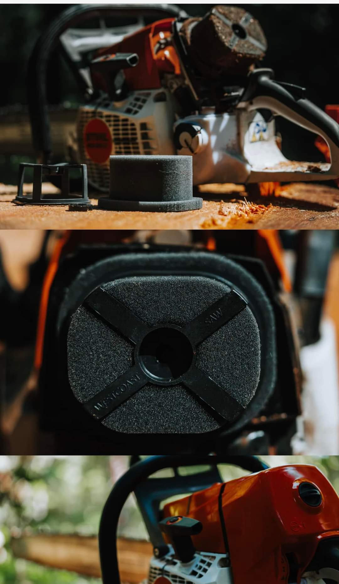 WCS Stihl MS500i and the MS661 Air Cleaner System – Red Beard Saws
