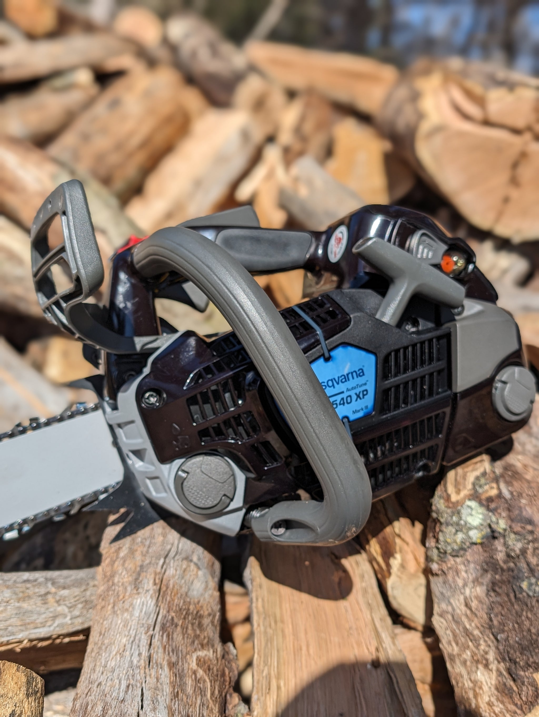 Black Dyed Husqvarna RBS T540 MK3 Chainsaw Ported by Red Beard